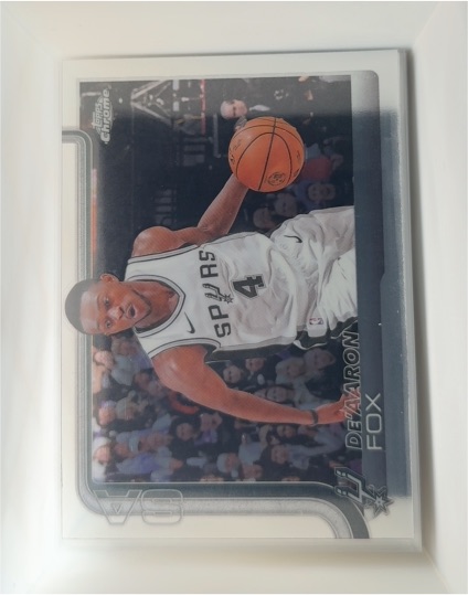 2025-26 Topps Chrome #233 De'Aaron Fox — front