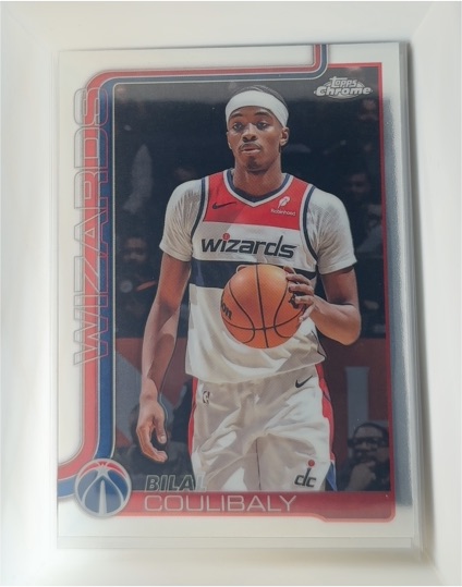 2025 Topps Chrome #208 Bilal Coulibaly — front