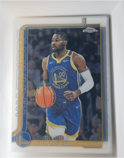 2025-26 Topps Chrome #211 Jonathan Kuminga — front