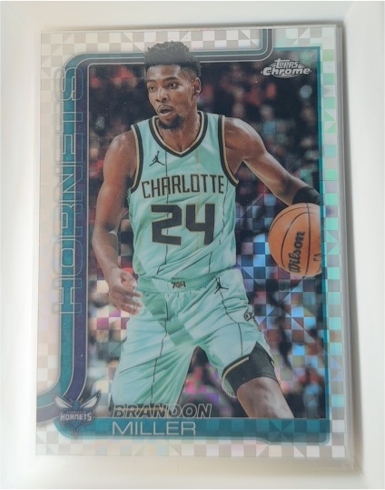 2025-26 Topps Chrome #89 Brandon Miller — front