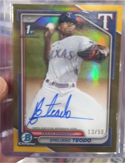 2024 Bowman Chrome #CPA-ETE Emiliano Teodo — front