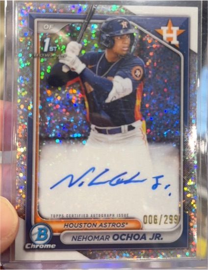 2024 Bowman Chrome #CPA-NOC Nehomar Ochoa Jr. — front