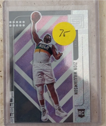2019-20 Panini Status #67 Zion Williamson — front