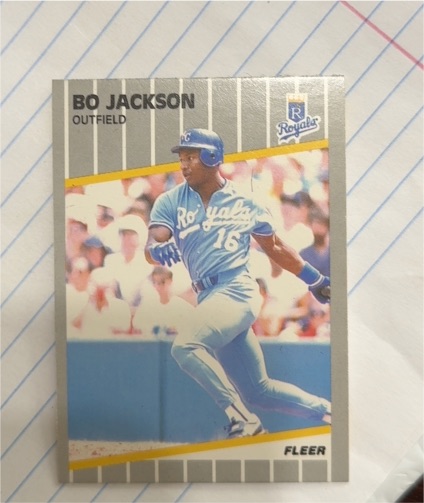 1989 Fleer #285 Bo Jackson — front