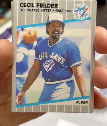 1989 Fleer #232 Cecil Fielder — front