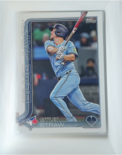 2025 Topps Update Series #US340 Myles Straw — front