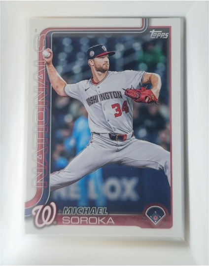 2025 Topps Update #US347 Michael Soroka — front