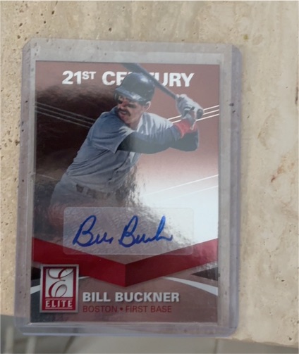 2015 Panini Elite 21st Century # Bill Buckner — front