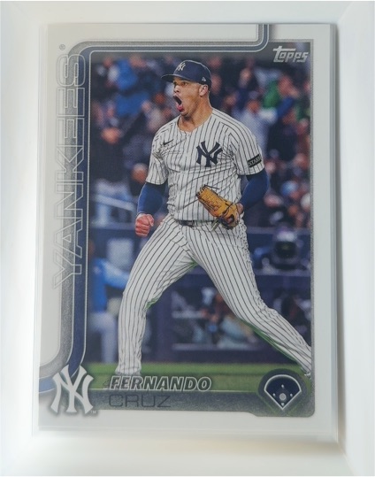 2025 Topps Update Series #US163 Fernando Cruz — front