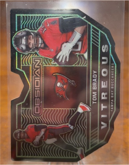 2021 Panini Obsidian Vitreous #V-22 Tom Brady — front