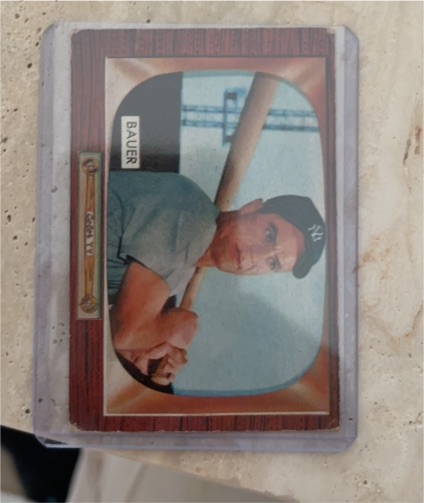 1955 Bowman #246 Hank Bauer — front