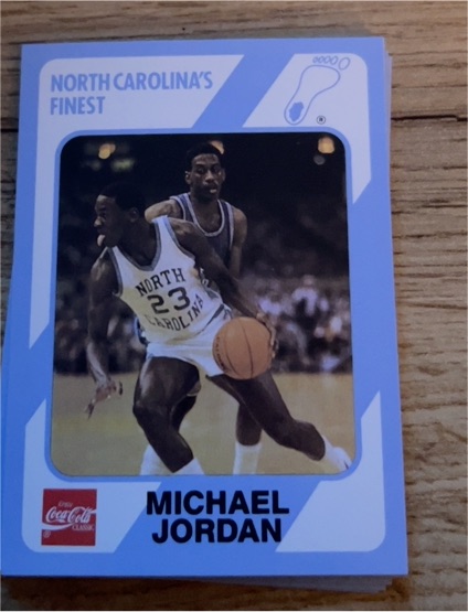 1989 Collegiate Collection North Carolina's Finest #17 Michael Jordan — front