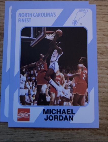 1989 Collegiate Collection/Coca-Cola North Carolina's Finest #16 Michael Jordan — front