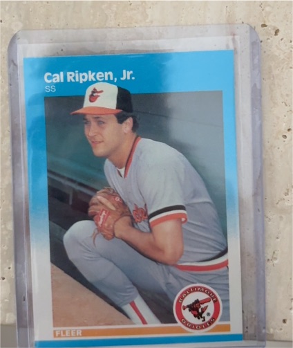1987 Fleer #478 Cal Ripken Jr. — front