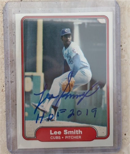 1982 Fleer #603 Lee Smith — front