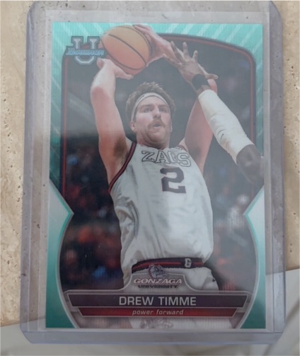 2022 Bowman Chrome University #61 Drew Timme — front