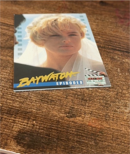 1995 Sports Time Baywatch Episodes Trading Card — front