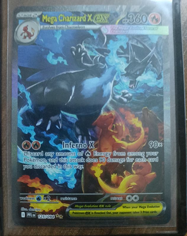 2025 Pokémon #125 Mega Charizard X — front