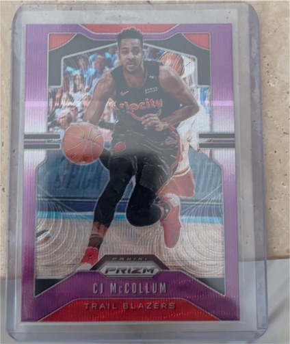 2019-20 Panini Prizm #113 CJ McCollum — front
