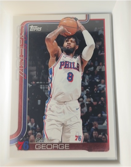 2025-26 Topps #76 Paul George — front