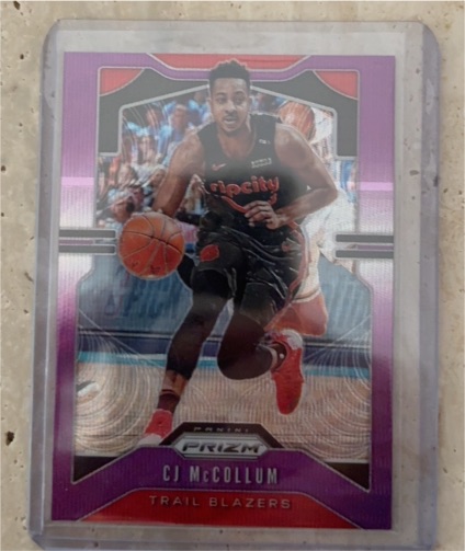 2019-20 Panini Prizm #113 CJ McCollum — front