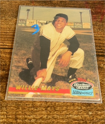 1993 Topps Stadium Club Ultra-Pro #6 Willie Mays — front