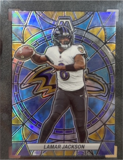 2023 Panini Mosaic #13 Lamar Jackson — front