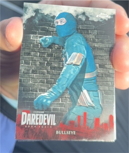 2025 Topps Chrome Marvel Studios #DD-9 Bullseye Daredevil Born Again — front