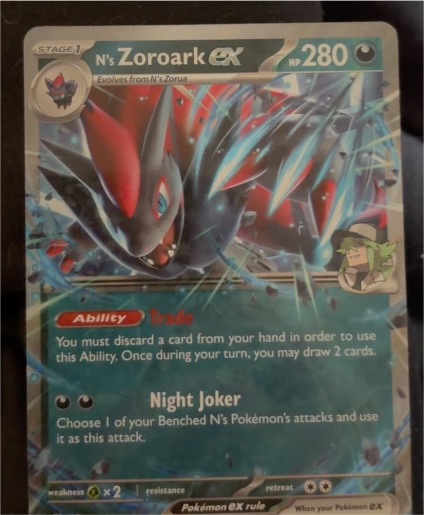 2022 Pokemon Journey Together #098 N's Zoroark ex — front