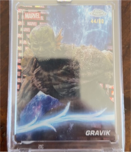2025 Topps Chrome Marvel Studios #153 Gravik — front