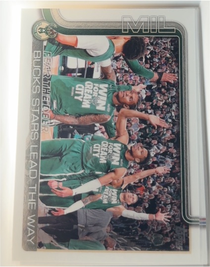 2025-26 Topps #281 Fear the Deer: Bucks Stars Lead the Way — front