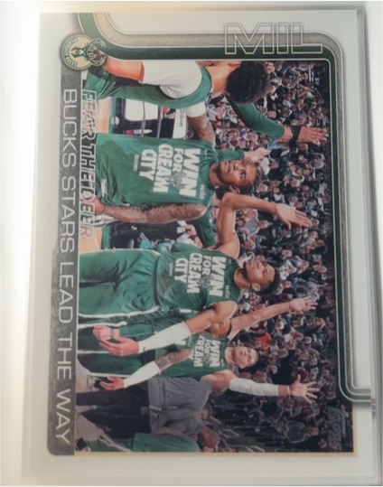 2025-26 Topps #281 Fear the Deer: Bucks Stars Lead the Way — front