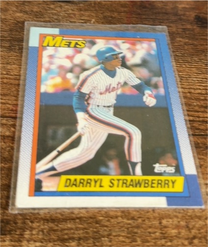 1990 Topps #600 Darryl Strawberry — front