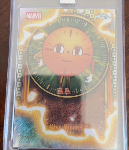 2025 Topps Chrome Marvel Studios Miss Minutes TVA Pruning SSP TVA-4 — front