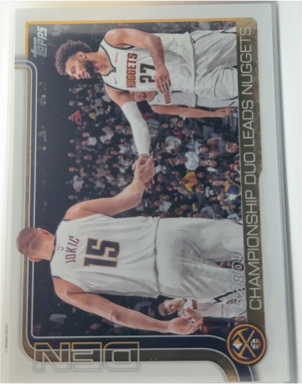 2025-26 Topps #286 5280!: Championship Duo Leads Nuggets — front