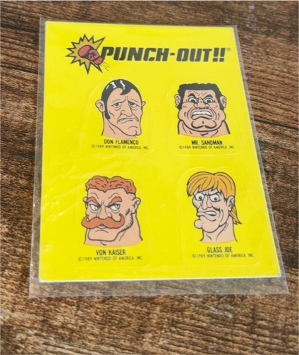 1989 Topps Nintendo #20 Don Flamenco Mr. Sandman Von Kaiser Glass Joe Punch-Out!! — front