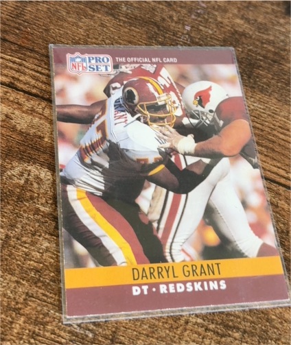1990 Pro Set #322 Darryl Grant — front