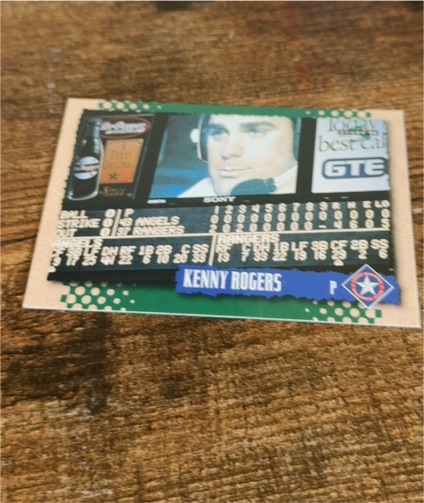 1995 Score #425 Kenny Rogers — front