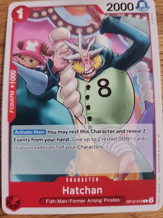 Legacy of the Master OP12-013 Hatchan — front