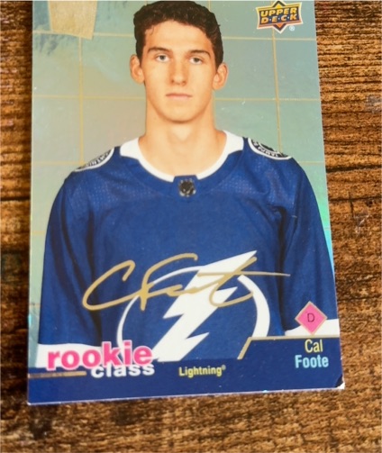 2020-21 Upper Deck Extended Series Rookie Class SE #RC-30 Cal Foote — front