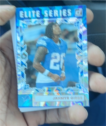 2025 Donruss Football Elite Series #TES-JGI Jahmyr Gibbs — front