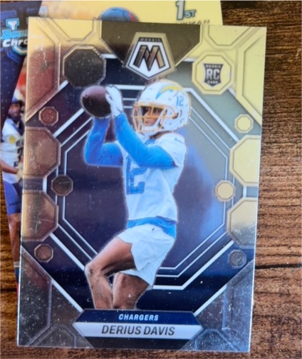2023 Panini Mosaic #311 Derius Davis — front