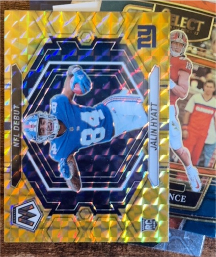 2023 Panini Mosaic NFL Debut #ND-21 Jalin Hyatt — front