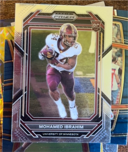2023 Panini Prizm Draft Picks #128 Mohamed Ibrahim — front