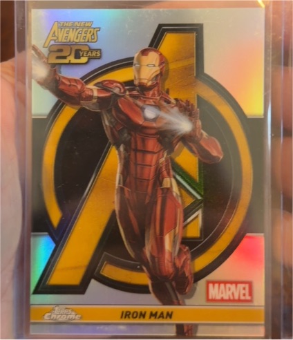 2025 Topps Chrome Marvel Iron Man The New Avengers 20th Anniversary #AV-9 — front