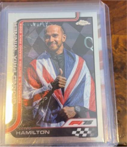 2025 Topps Chrome Formula 1 #104 Lewis Hamilton Grand Prix Winner — front