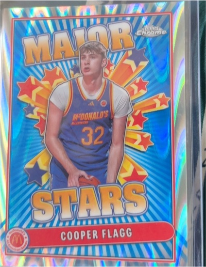 2024 Topps Chrome McDonald's All American Major Star #SES-COF Cooper Flagg — front