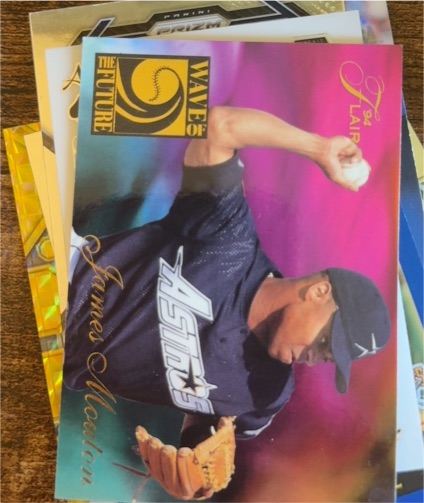 1994 Flair Wave of the Future #7 James Mouton — front
