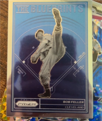 2023 Panini Prizm The Blueprints #TB8 Bob Feller — front