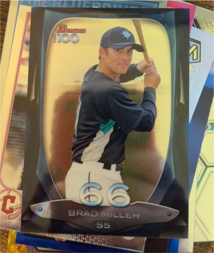 2013 Bowman Top 100 #BTP-66 Brad Miller — front